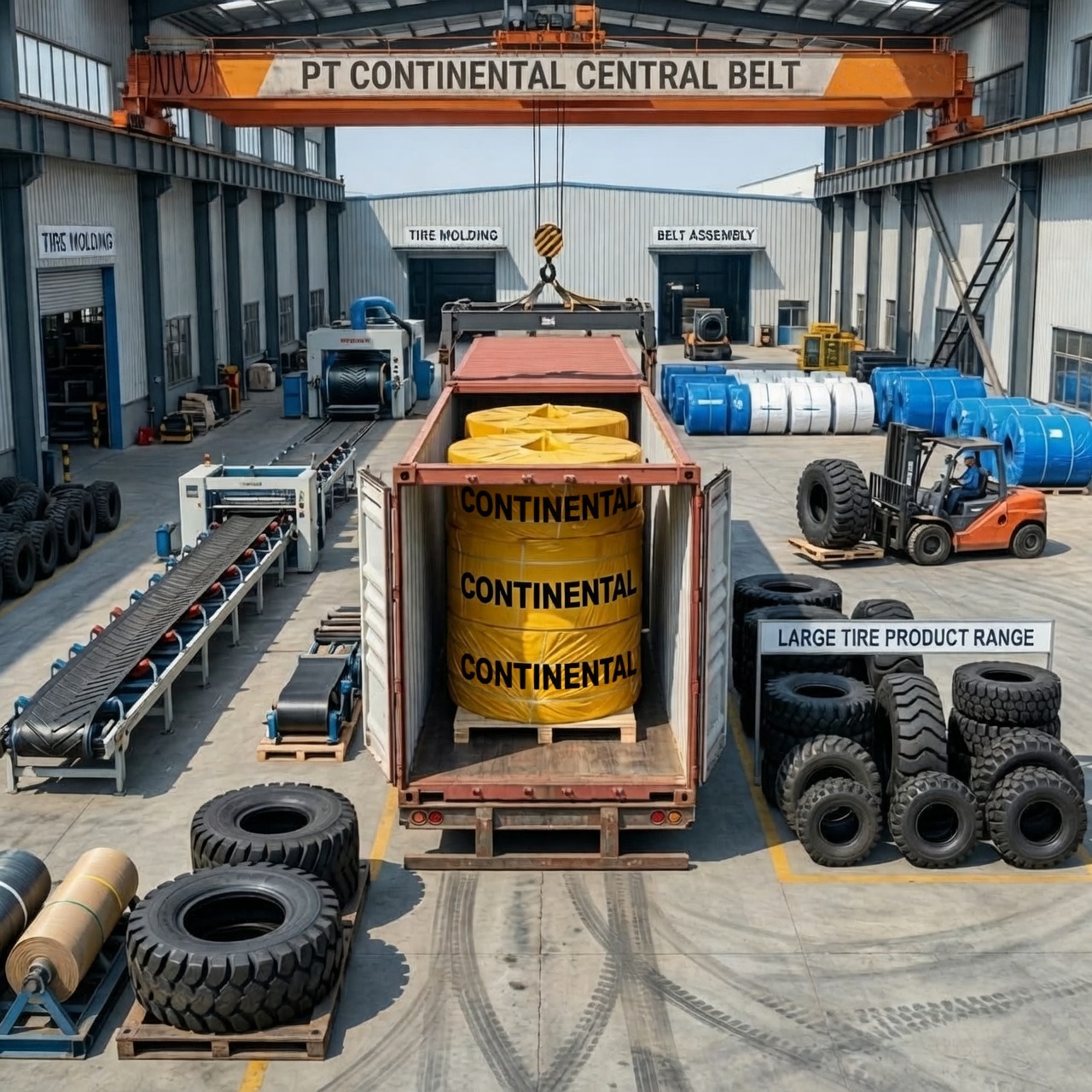 conveyor belt heat resistant tambang